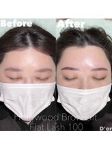 ドール アイラッシュ(D'or EYELASH)/HBL × Flat lash100