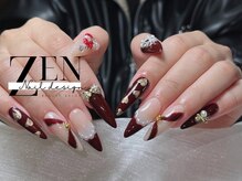 ゼン ネイル デザイン 池袋(ZEN NAIL DESIGN)/* 長 さだしやり放題×つけ放題