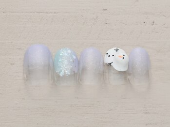 ノーネイル 海老名(NO NAIL EBINA)/雪だるま ¥4990