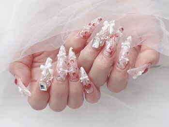 アイリーネイルスタジオ(Aily Nail Studio)/さくらんぼネイル♪