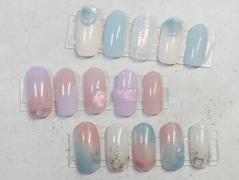 ネイル サロン ラグゼ(Nail Salon Luxe)の写真/お子様の同伴OK、いつも忙しいママさんを応援★豊富な経験と技術力で美しい指先へ仕上げます！