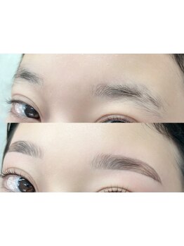 アイブロウメニューがあるサロン