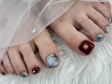 アンジュ(Ange)/【Foot】秋冬フットネイル