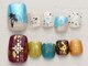 ノーネイル アゲオ イオンモール上尾(NO NAIL AGEO)の写真/夏真っ盛り♪2025年NEW*フットネイル【写真】新作8/1～リゾートヤシの木×アジアンネイル¥4990♪上尾駅