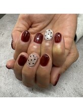 ステラ ネイルスタジオ(STELLA)/ワンカラー2本デザインお勧め！