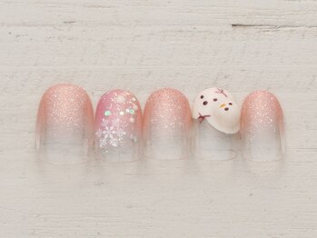 ノーネイル 海老名(NO NAIL EBINA)/雪だるま ¥4990