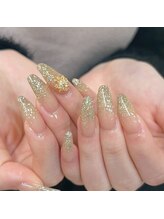 ネイルアンドアイラッシュスタジオ シュシュ(chouchou)/フラッシュグラデーション