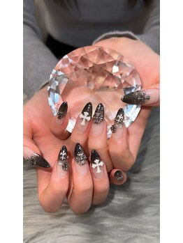 持ち込みジェルチップスカルプ