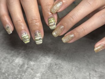 デイジースリー(DAISY.3)/定額Asymmetry nail