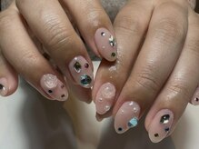 アイネイルズ 渋谷店(I nails)/【Momoka.h】キラキラストーン