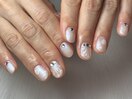 赤坂 夏ネイル ぷっくりネイル