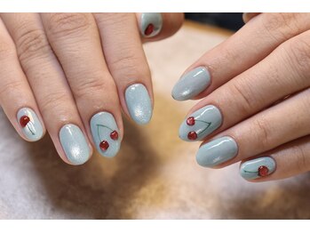ヤナネイル(Yana Nail)の写真/《無料駐車場あり/カードOK》【定額コース/6400円~】配色＆配置にこだわりあり!!"魅せる"大人nailを♪
