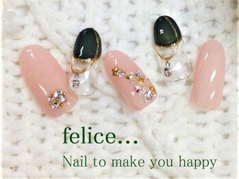 ネイルサロン フェリーチェ(felice)/【定額ネイル】¥7750