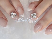 ネイルアンドまつげエクステ ブルーリーフ 四谷三丁目店(Blue Reef)の雰囲気（#マグネット＃フレンチ＃長さだし＃パラ＃新宿＃U24#フィル#角質）