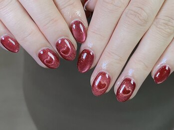 ダークハニー 原宿店(Dark Honey)/ハートマグネットネイル