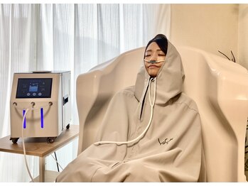 ヨサパーク ミリミリ 神戸岡本店(YOSA PARK mili mili)の写真/水素・酸素吸入“ハイディーナ”でさらにダイエット促進！業界トップレベルの高濃度水素で圧倒的効果◎