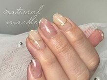 ネイルサロン クランベリー(Cranberry)/ナチュラル大理石２