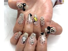 アールケーネイル 中野坂上(RK nail)/レトロミッキー　要ライン問合せ