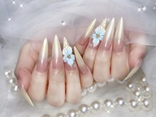 #グラデーションネイル