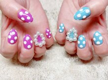 マグノリアネイル(magnolia nail)/ミディアムアートコース　