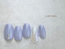 ルークネイル 恵比寿店(LUKE NAIL)/オーロラバカラネイル　春夏