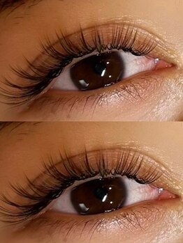 テテアイラッシュ(tete eye lash)の写真/濃さ×高持続力でキレイが長く続く“ダブルフラットラッシュ”★垢抜け感抜群のパッチリEYEを叶えます♪