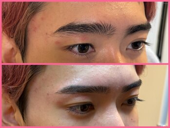 スリーピース(3Peace)/ストレート眉 Before/After