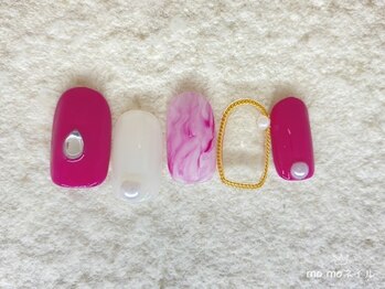 モモネイル(MOMO nail)/マーブルネイル