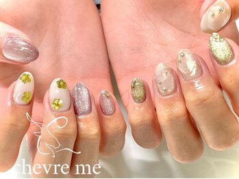 シェーヴルミー(chevre me)の写真/【高技術×満足度◎】持ち込みデザインOK！やりたかったデザインが当店で叶う！持ちの良さでリピート多数◎