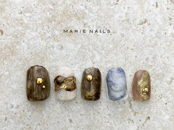 マリーネイルズ 表参道店(MARIE NAILS)/￥8,800 インクニュアンス 1217a