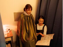 眠れるよもぎ蒸し 仙川店/丁寧な接客