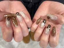 コム 草加マルイ店(com by neolive)/持ち込みネイル　バレンタイン