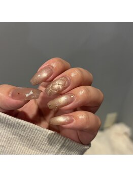 クレオネイルズ(Cleo Nails)/ワンホンネイル×長さ出し