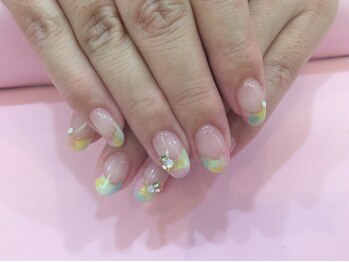 シャンネイルケアサロン(Shan Nail caresalon)/タイダイネイル