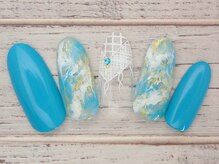 ワンネイル(ONE NAIL)/＃ニュアンスネイル＃大理石