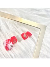 アンドラッシュネイル(&Lash nail)/フットネイル10本デザインコース