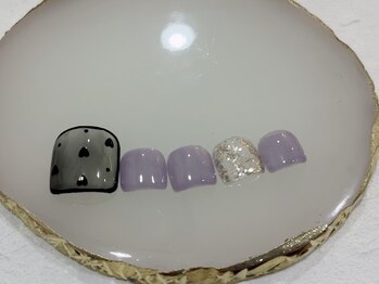 ハートホロネイル