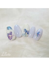 【NAIL】NEW♪あじさいネイル