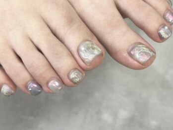 クプ アイラッシュプラス(qup)/【フットネイル】　定額デザイン