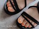 ワンバイリアンネイル 立川店(ONE by Rian Nail)の写真/夏のオシャレは足元から♪サンダルからチラッと見えるフットネイルで女子力UP☆シンプル～アートまで対応◎