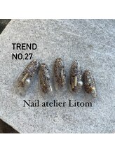 ネイルアトリエ リトム(Nail atelier Litom)/ハンド/定額デザイン