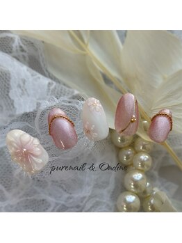 ピュアネイルアンドオンディーヌ/成人式デザイン ラグジュアリー