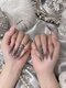ハルネイル(Haru Nail)の写真/≪NEW　OPEN☆≫美フォルムの《長さだし》持ち込みデザイン120分/お得な【学割U24】クーポンも有り◎