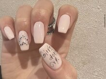 アイネイルズ 天神今泉店(I-nails)/落書きベビーピンクネイル