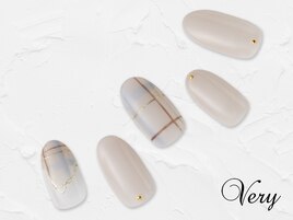 チェックネイル