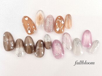 フルブルーム(fullbloom)/2月 季節のクーポンデザイン