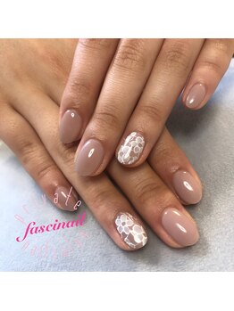 ファッシネイル(fascinail)/上品フラワーネイル