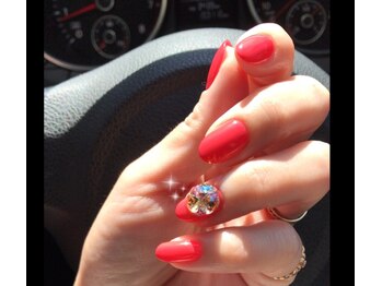 アトリエルリアン(Atelier Le Lien)/春ネイル/スワロフスキー