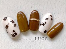 ネイルアトリエルカ(nail atelier LUCA)/W-321 リング×アニマルネイル