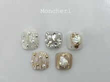 モンシェリ(Moncheri)の雰囲気（フットネイルサンプルデザインはフォトギャラリーから）